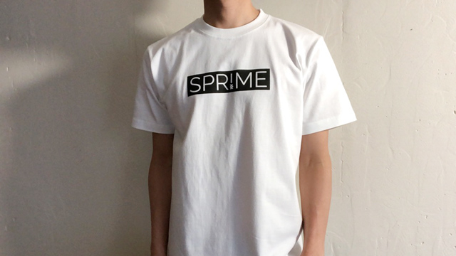 SPRIME Tシャツ カジュアル01（白・黒）